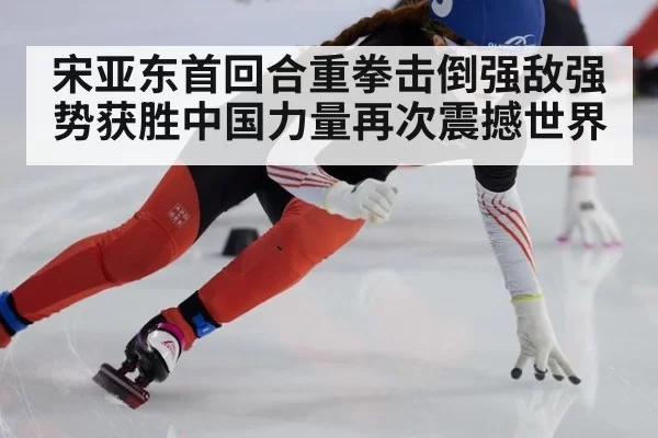 宋亚东首回合重拳击倒强敌强势获胜中国力量再次震撼世界